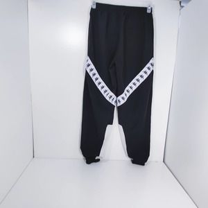 Kappa 222 Banda Balmar Track Pants in Black, Men's (Size S)